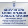 Табличка фасадна “Філія базової середньої освіти”