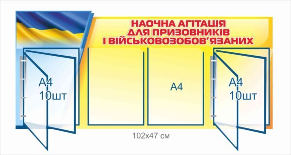 Стенд “Наочна агітація для призовників”
