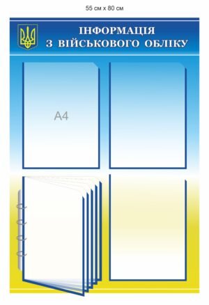 Куточок інформації з військового обліку