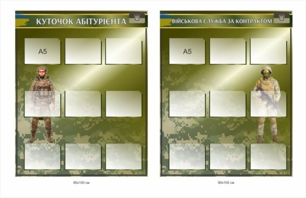 Комплекс стендів “Служба за контрактом”