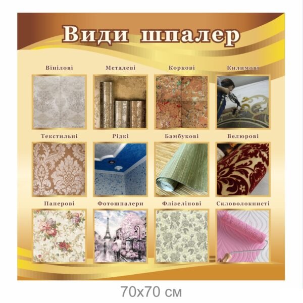 Стенд “Види шпалер”