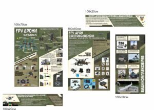 Стенди «FPV-дрони та сучасні військові технології»
