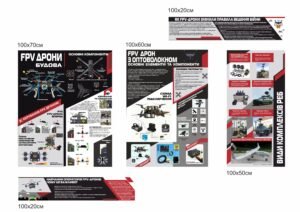 Стенди «FPV-дрони та сучасні технології безпілотної війни»