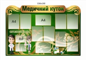 Стенд для НУШ “Медичний куточок”