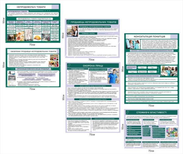 Стенгди для професії продавець