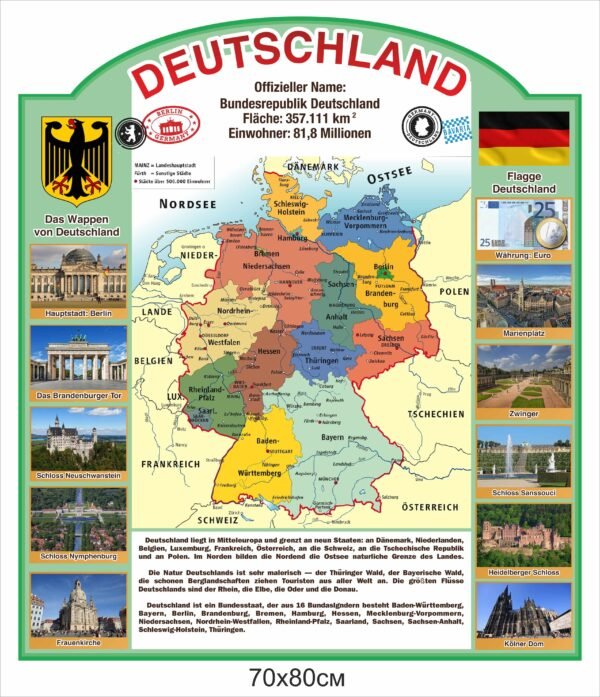 Стенд для оформлення кабінету з німецької мови