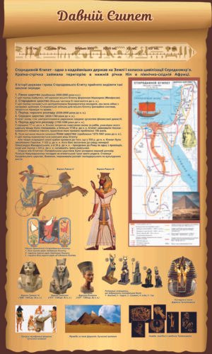 Стенд з історії “Давній Єгипет”