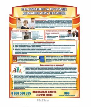 Стенд “Протидія домашньому насиллю”