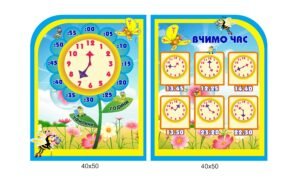 Стенди для НУШ “Вчимо час”