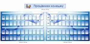Стенди з кишенями для фото “Працівники коледжу”