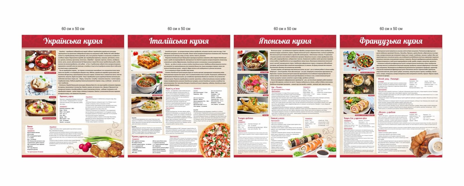 Комплект стендів "Кухні світу"