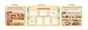 Набір стендів з професії “Повар-кондитер”