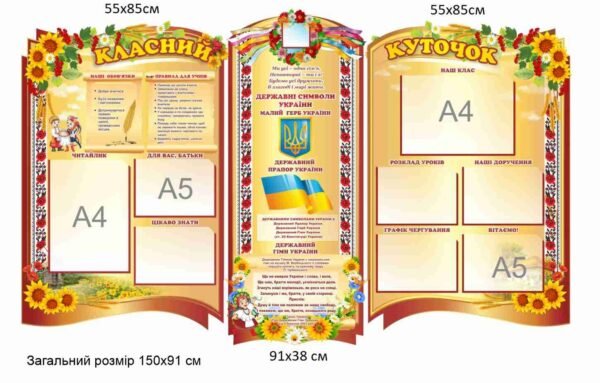 Набір стендів для класного куточку