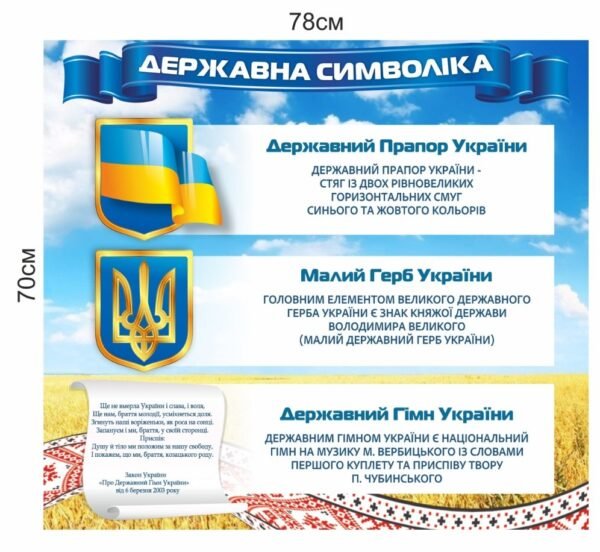Стенди "Державна символіка України"