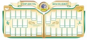 Стенди “Гордість коледжу”