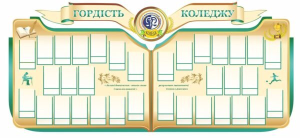 Стенди “Гордість коледжу”