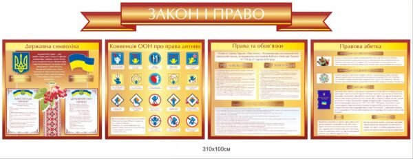 Комплект стендів “Закон і право”