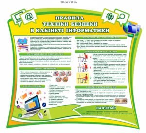 Стенд “Безпека в кабінеті інформатики”