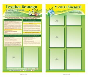 Стенди для оформлення в кабінет біології