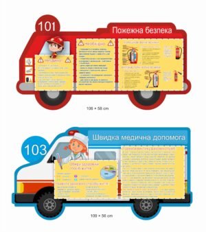 Стенди з екстренними службами для НУШ