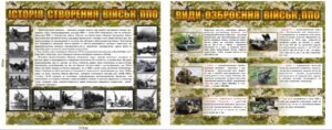 Стенди “Види озброєння ППО та їх історія”