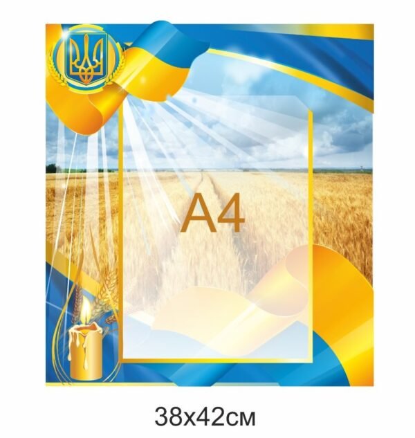 Пластикова дошка для з кишенею для документів