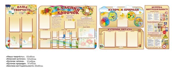 Стенди пластикові для шкіл НУШ