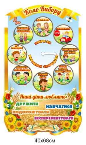 Стенд для молодших класів “Коло вибору”