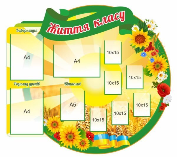 Пластиковий куточок “Життя класу”