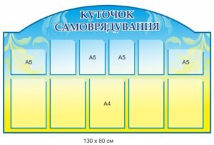 Пластиковий стенд “Куточок самоврядування”